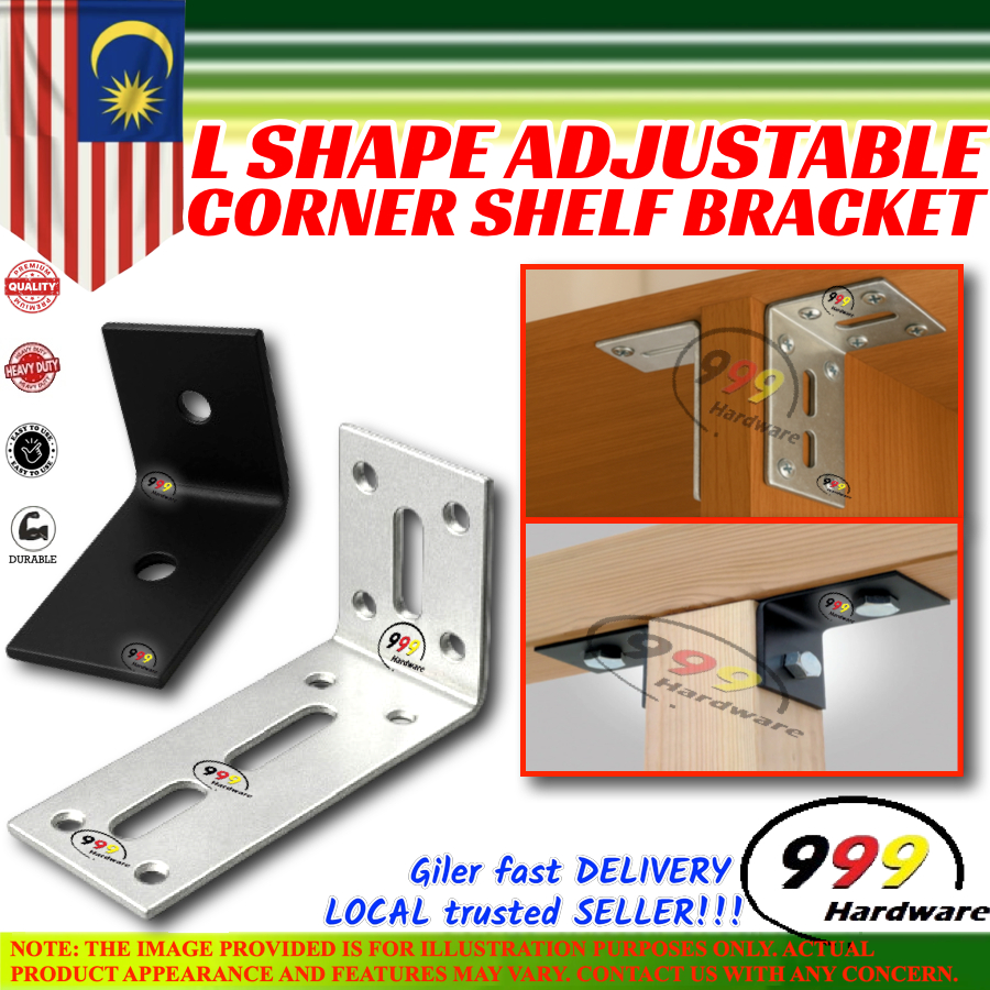 999 Industrial L Shape Corner Shelf Brackets/ L Bracket Corner Code/ 90 ...
