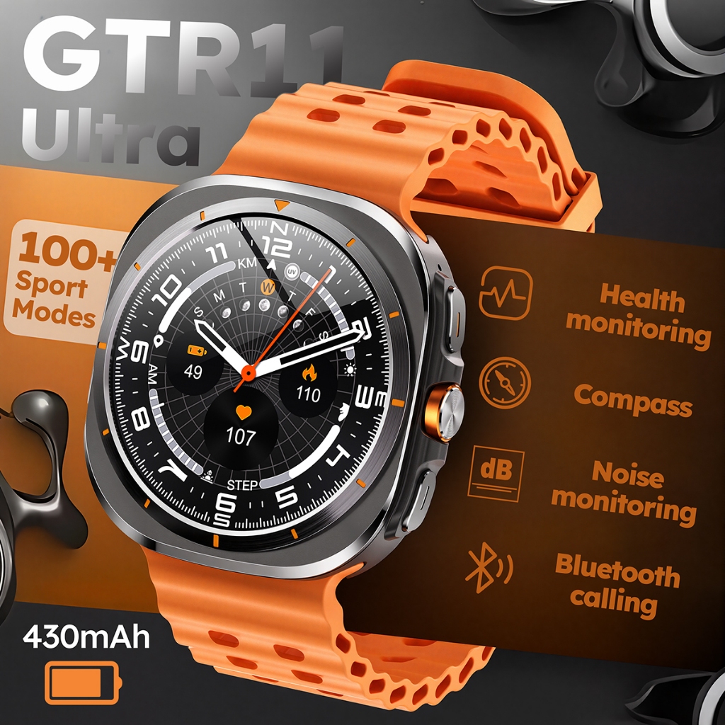 Maxwear GTR11 Ultra Smart Watch GPS Tracking Sports Heart Rate ...