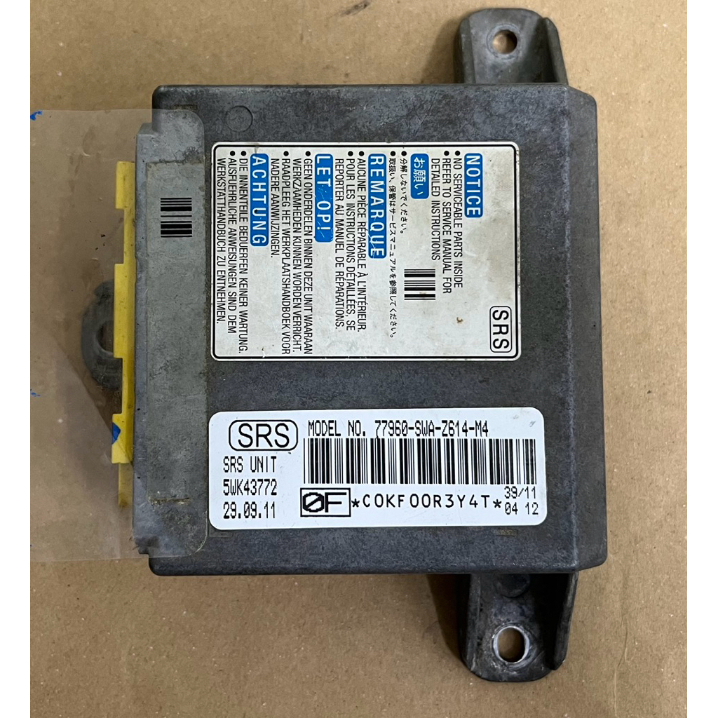 Honda CRV SWA SRS Unit Airbag Ecu/Module (77960-SWA-Z614-M4) | Shopee ...