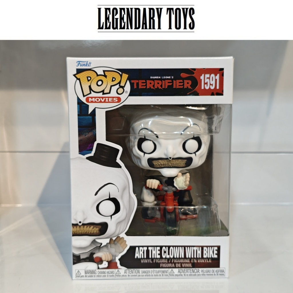 Funko Pop! MOVIES #1591 Terrifier Art the Clown with Bike | Shopee Malaysia