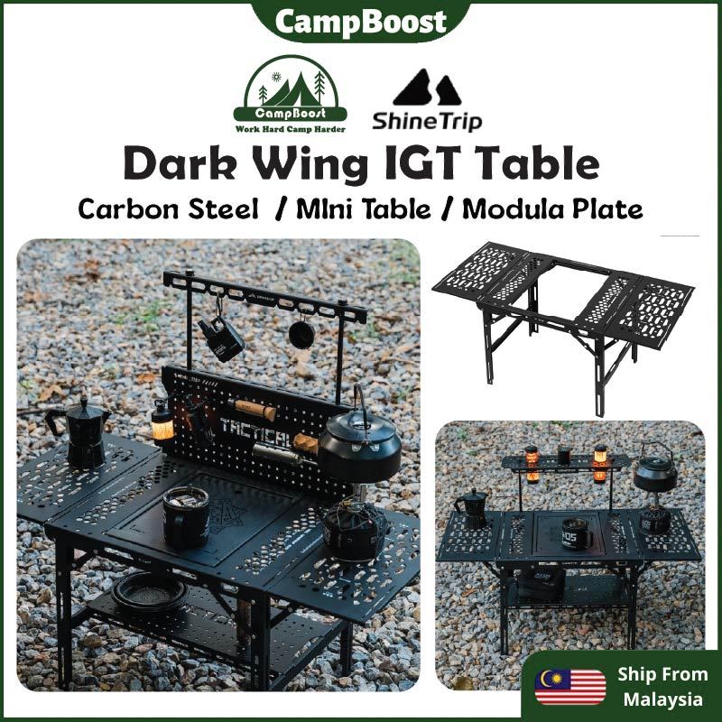 CampBoost SHINETRIP 05 Dark Wing IGT Table Camping Table Meja Camping ...