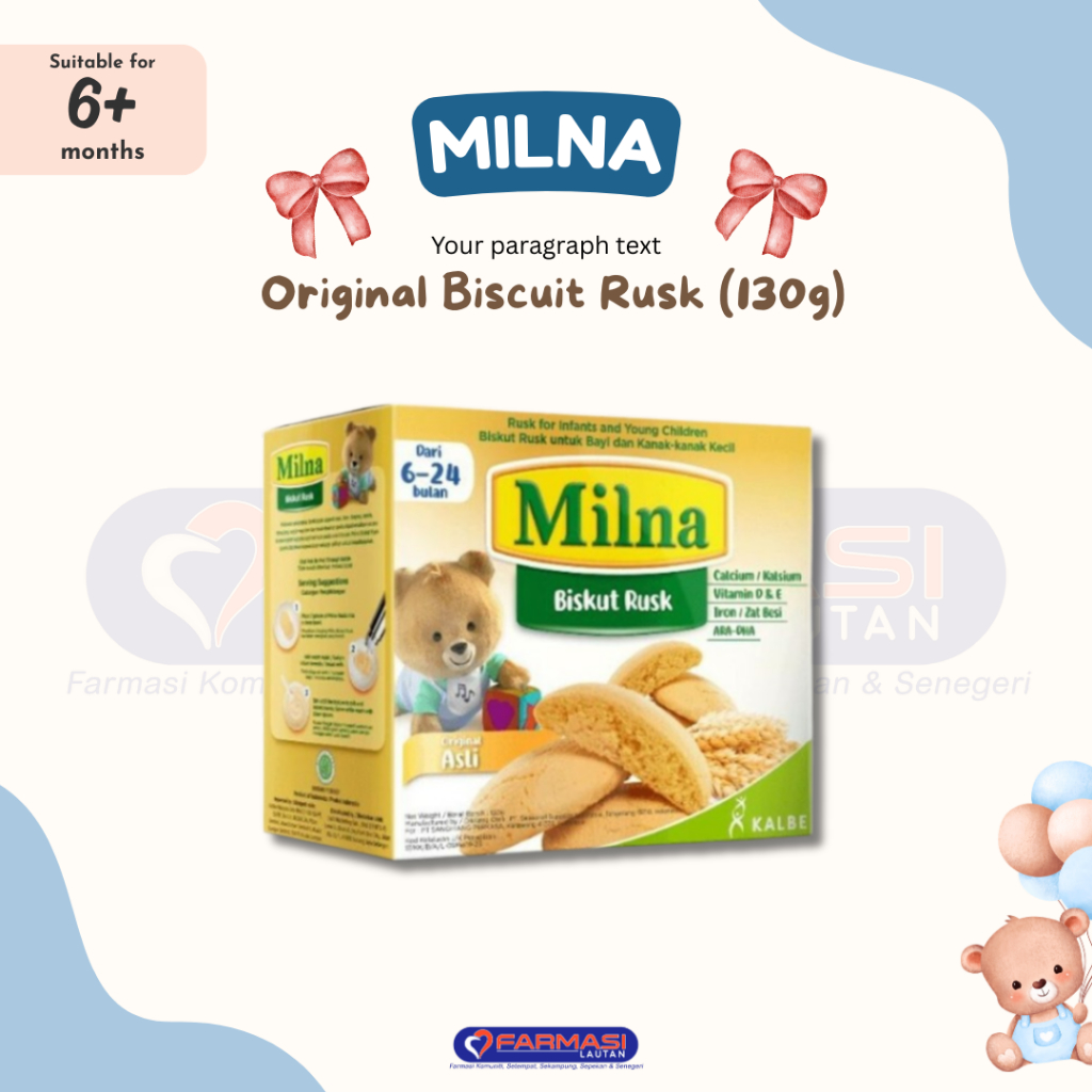MILNA BISCUIT RUSK 130G (ORIGINAL) | Shopee Malaysia