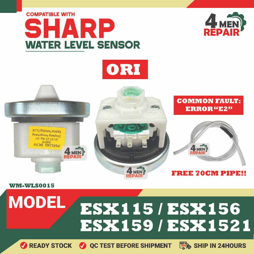 ESX705 / ESX715 COMPATIBLE WITH SHARP WASHING MACHINE WATER LEVEL ...