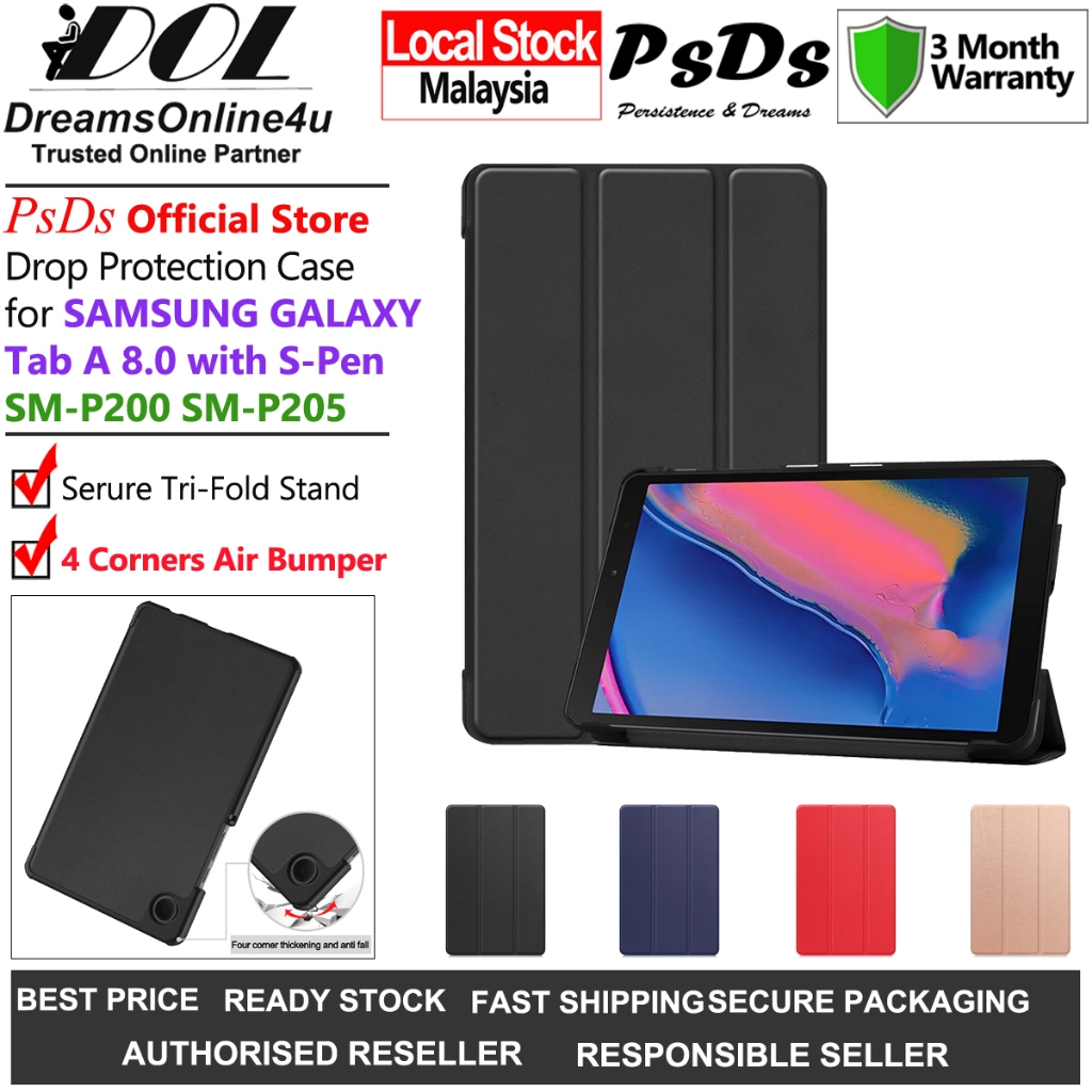 PsDs SAMSUNG Galaxy Tab A 8.0 with S-Pen 2019 SM-P200 SM-P205