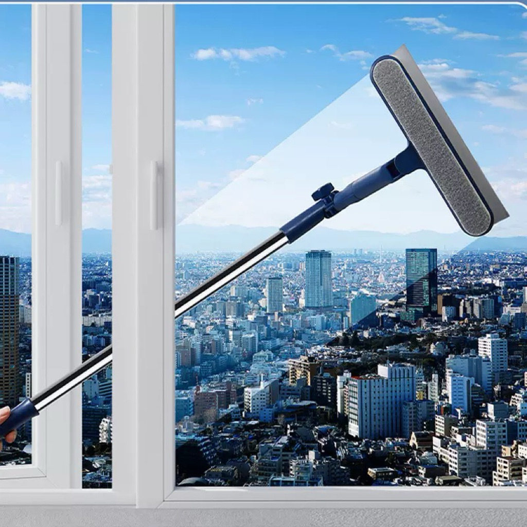 Long Handle Double-Sided Window Cleaning Tool – For High-Rise ...