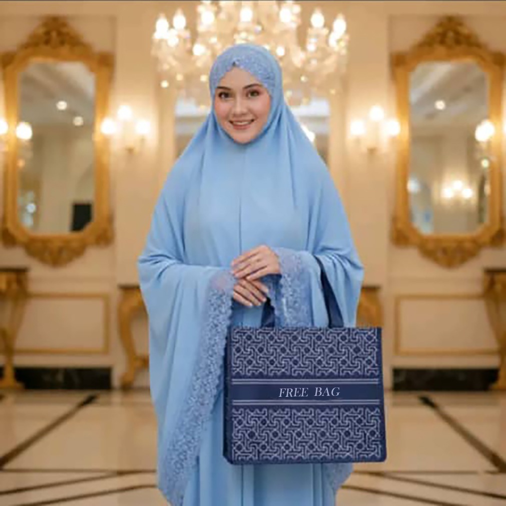 TELEKUNG SINGLE LACE COTTON VISCOSE WITH FREE BAG VIRAL MUSLIUM FASHION ...