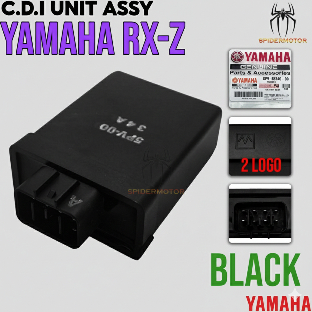 Cdi Unit Assy Original Yamaha RXZ Catalyzer Black Colour 5PV-85540-00 ...