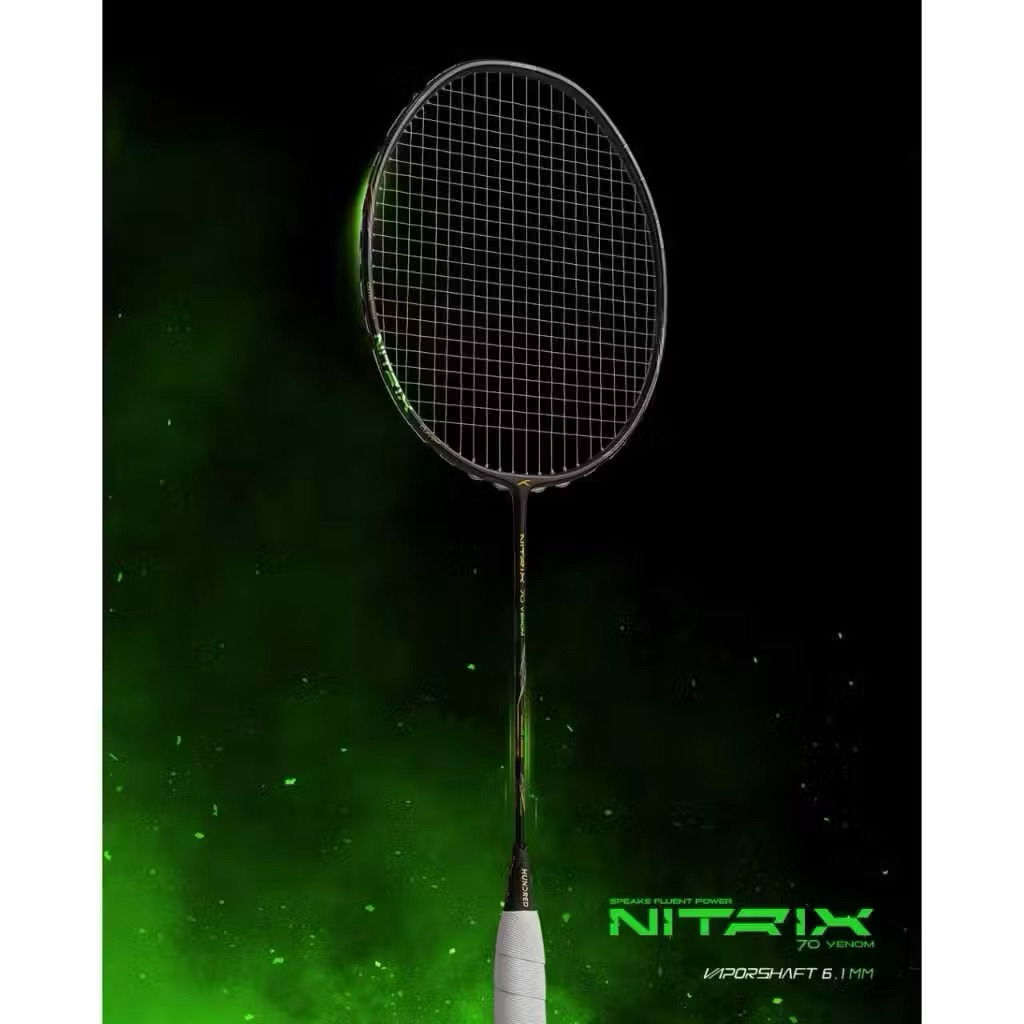 HUNDRED NITRIX 70 VENOM BADMINTON RACKET 3U/4U | Flyshoot Tech ...
