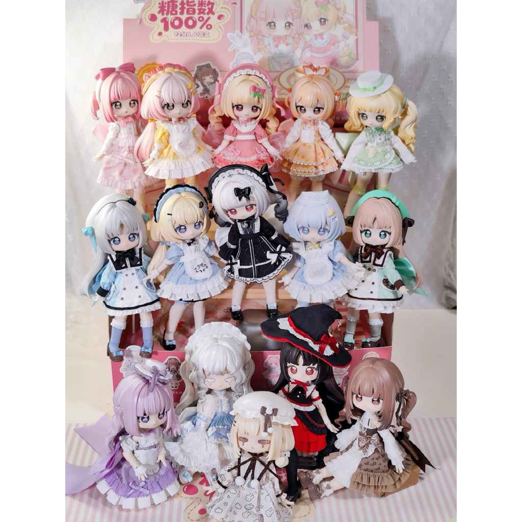 MOOWOOART】SUGAR 100% Series 1/2 BJD Doll Blind Box Collectible