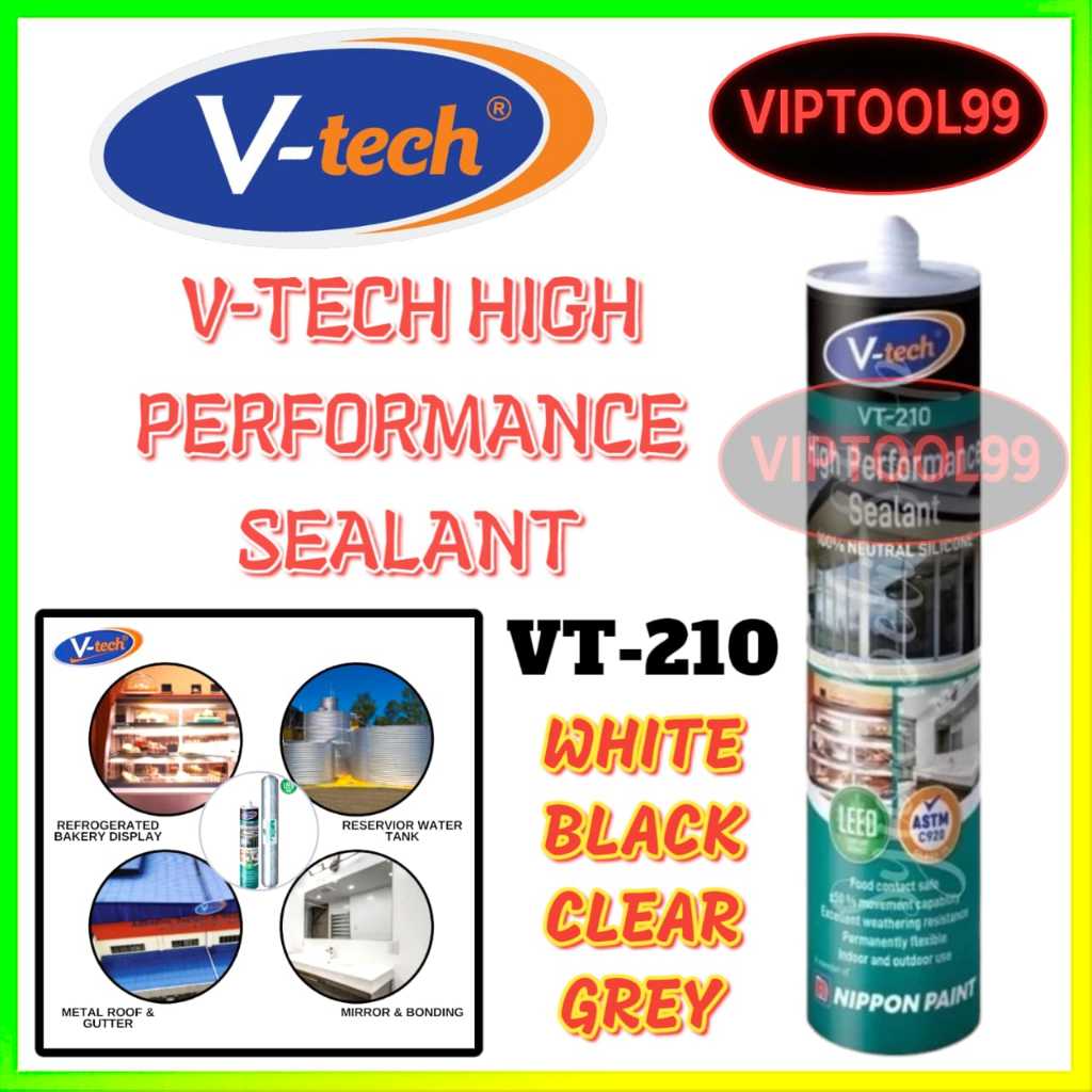 V-Tech VT-210 High Performance Sealant l Roof Gutter Cladding ...