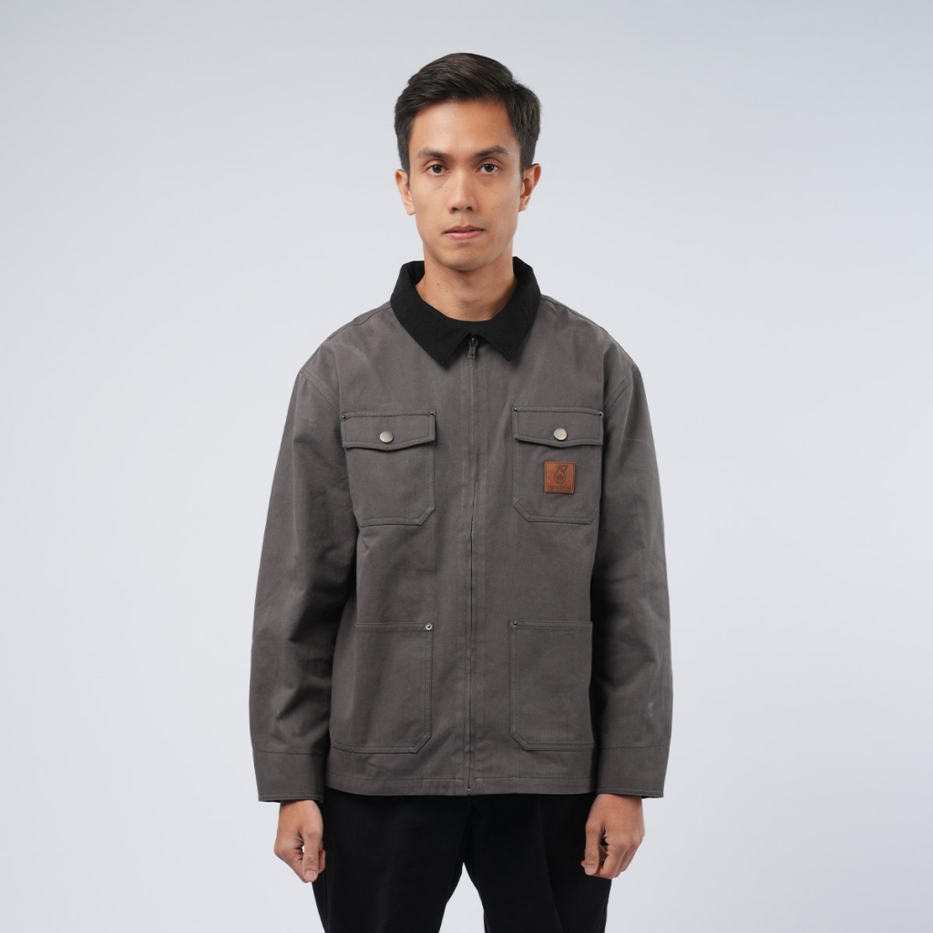 PETRONAS Engineer Jacket - Dark Grey/Black | Shopee Malaysia