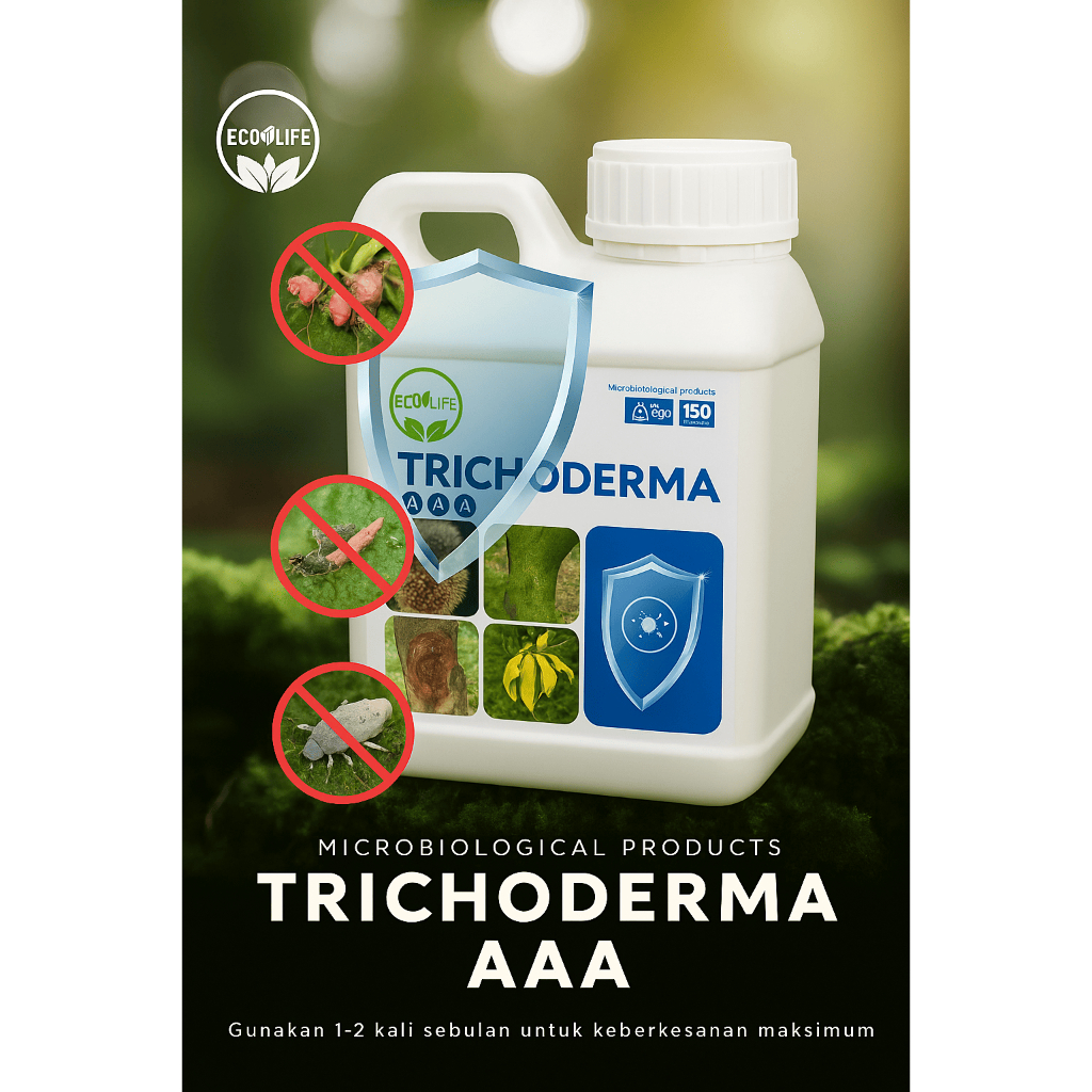 TRICHODERMA Cecair 2000ML (2L) – Memulihkan tanah, mengawal kulat serta ...