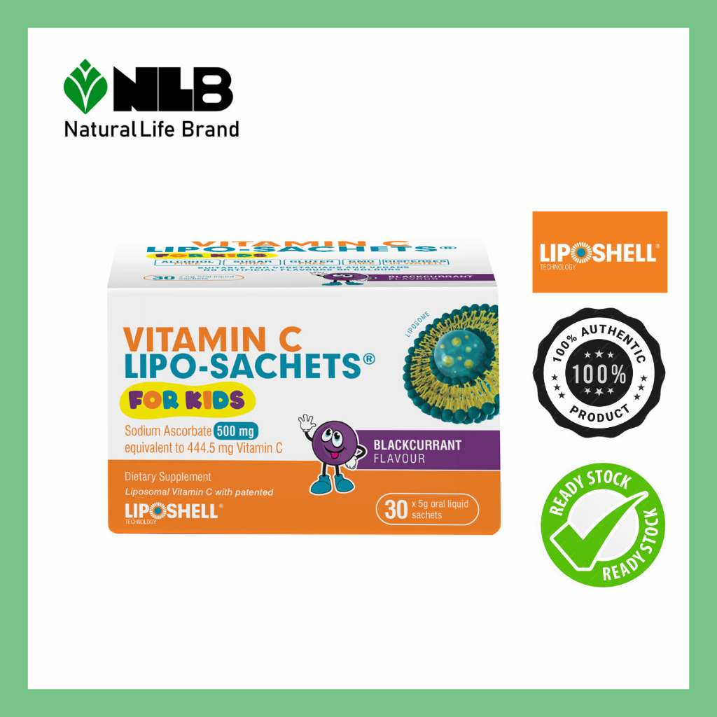 AFT Vitamin C Lipo-Sachets for Kids Blackcurrant 30s (Ready Stock) | Shopee  Malaysia
