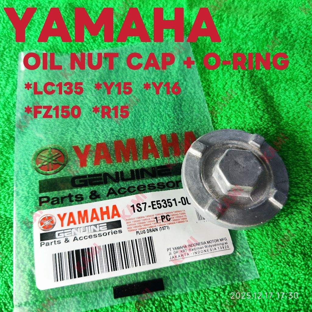 DRAIN YAMAHA OIL NUT OIL DRAIN CAP LC135 Y15 Y16 FZ150 R15 4T Engine ...