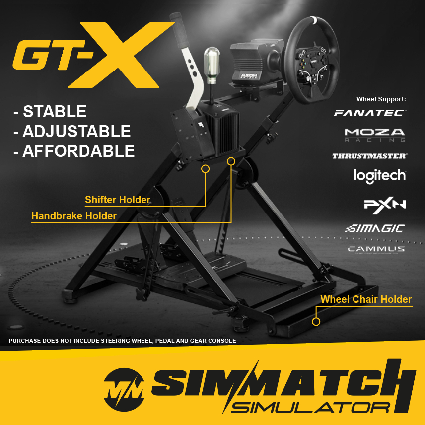 Racing Simulator Steering wheel stand Rig Foldable Cockpit for Logitech ...