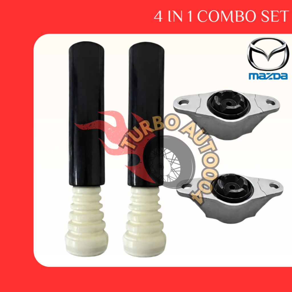 [4 IN 1 SET] Rear Absorber Cover Damper Bush Mounting for Mazda CX5 KE ...
