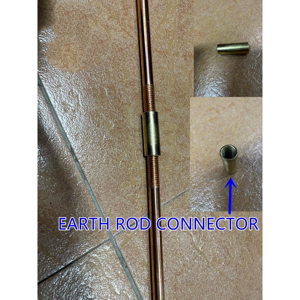 EARTH ROD CONNECTOR FULL COPPER CONNECTION EARTHING ROD CONNECTOR ...