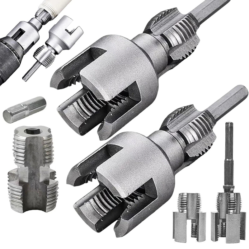 Water Pipe Thread Cutting Tool,Electric Drill Compatible PVC Pipe ...
