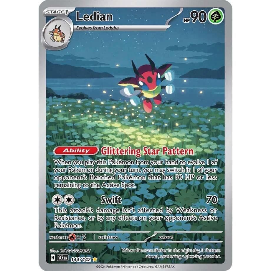 Pokémon TCG - Ledian - 144/142 - Illustration Rare | Shopee Malaysia