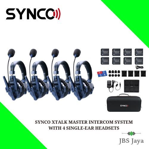 SYNCO Xtalk Master XM4 Professional Full-Duplex Wireless Intercom 4 ...