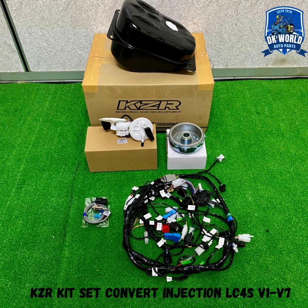 100% ORIGINAL KZR KIT SET CONVERT INJECTION LC4S V1-V7 untuk Motor ...