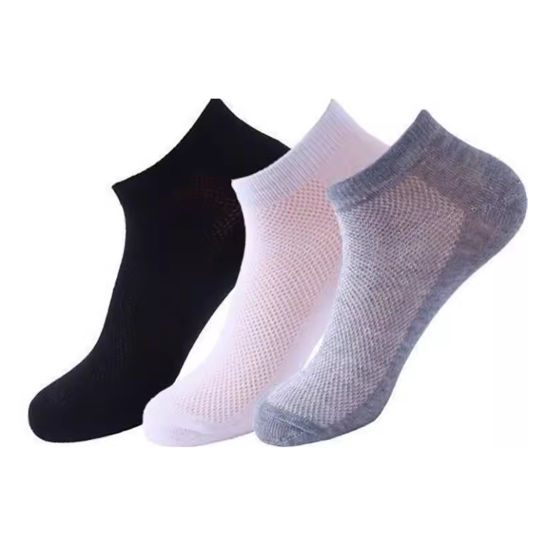 12 Pairs Breathable Disposable Net Socks | Mesh Design | No-Wash ...