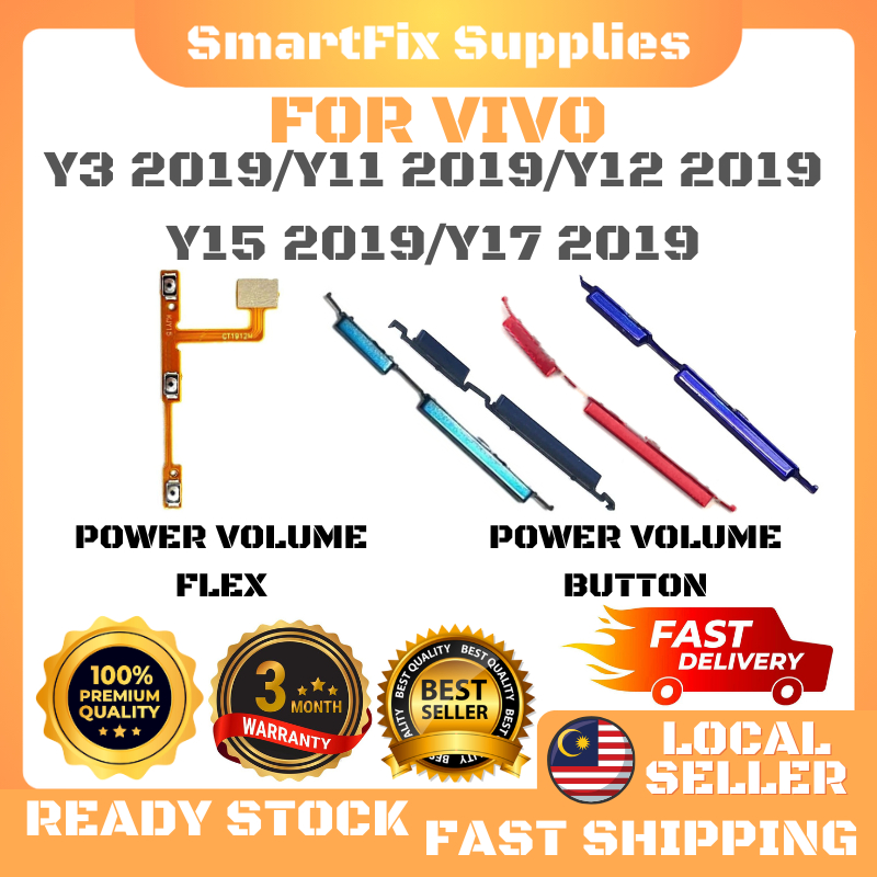 Compatible For VIVO Y3/Y17 2019/Y11 2019/Y12 2019/Y15 2019 Button Power ...