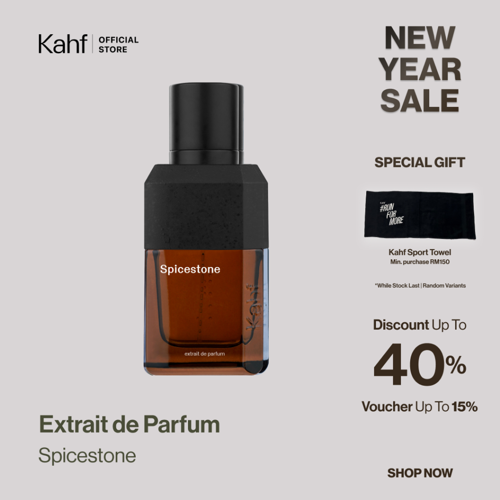NEW! Kahf Spicestone Extrait de Parfum 50 ml - Symrose & Cinnamon Aroma ...