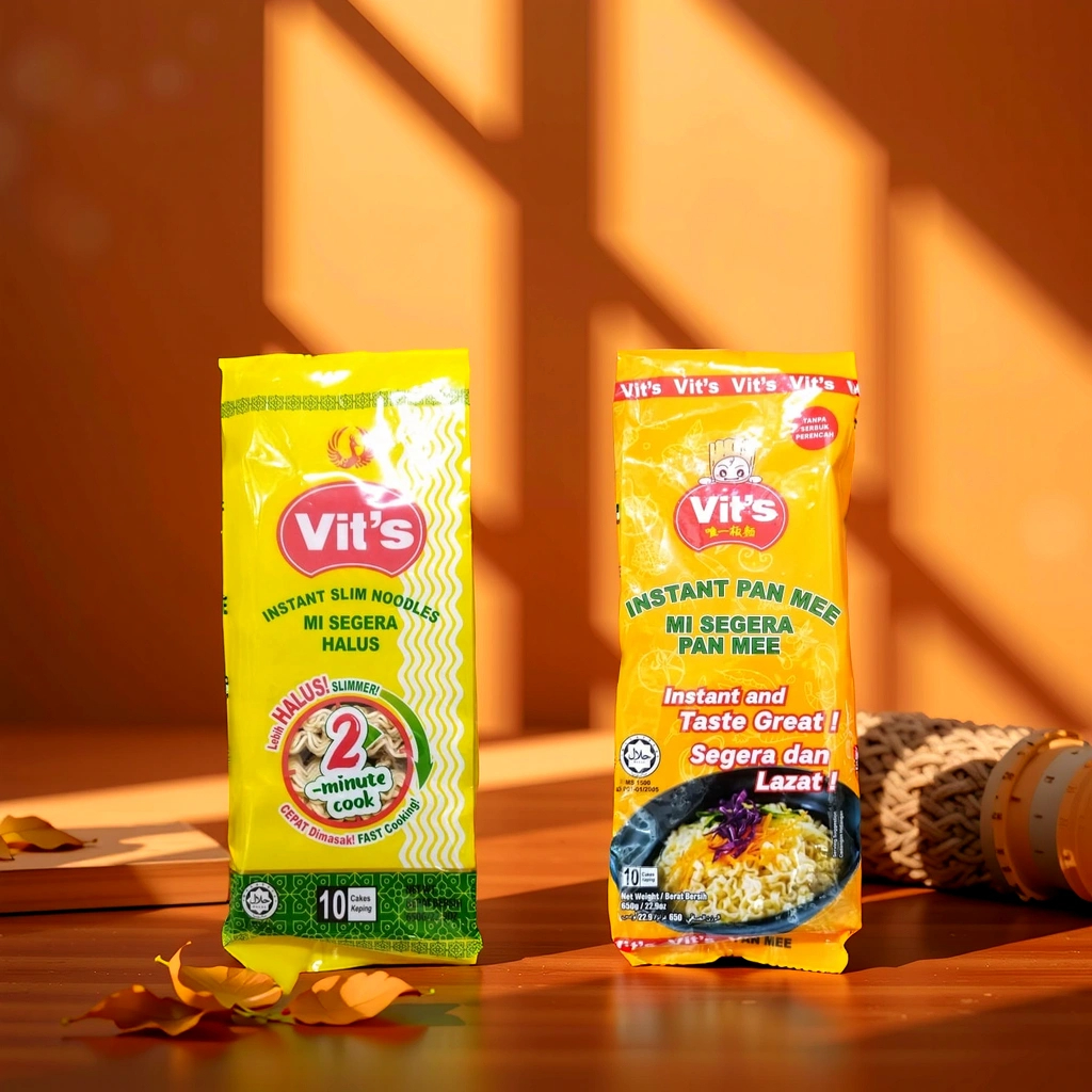 Vit’s Instant Noodles – Slim Noodles (Mi Segera Halus) / Pan Mee | Fast ...