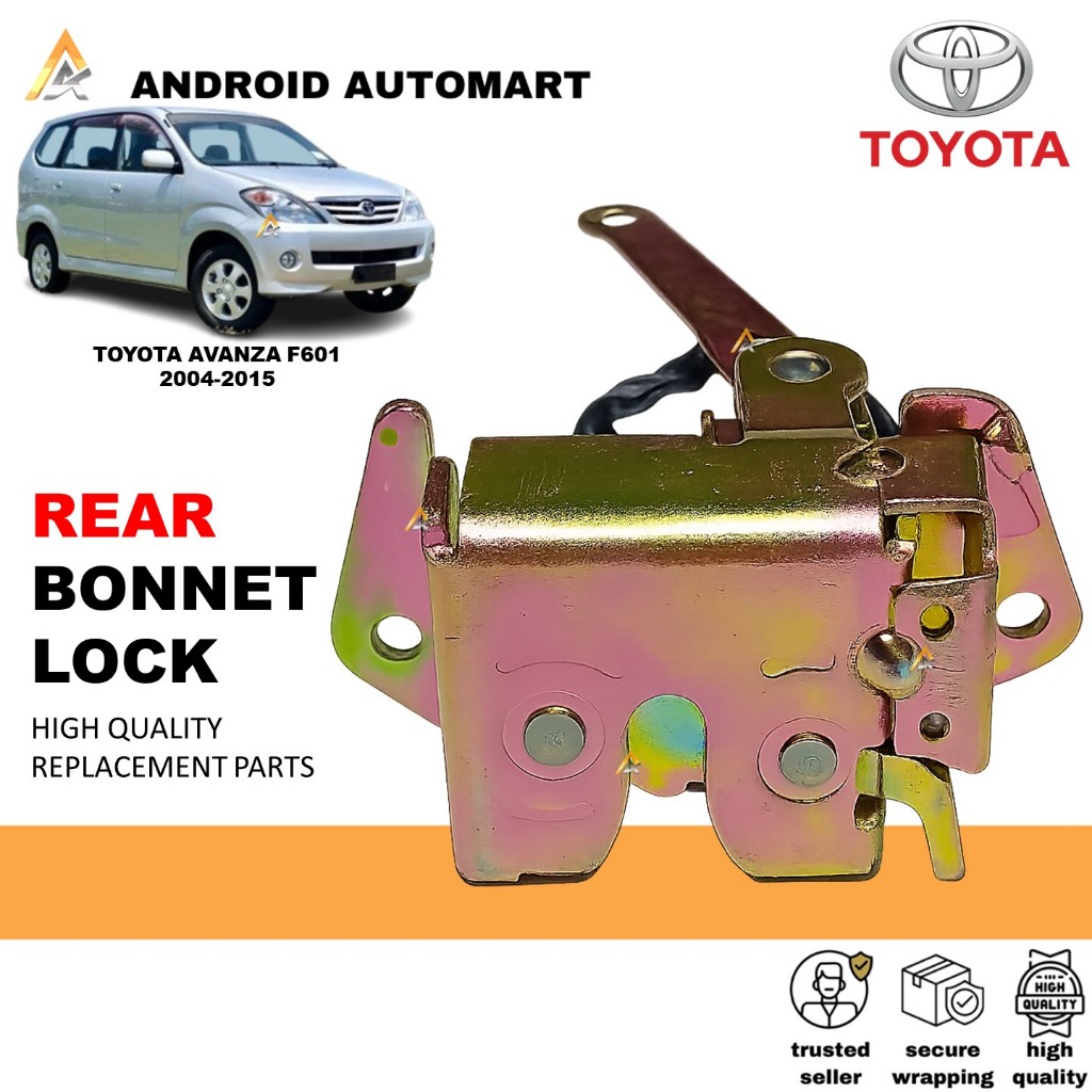 ORIGINAL TOYOTA AVANZA F601 2004-2015 Rear Bonnet Lock Bonnet Lock ...