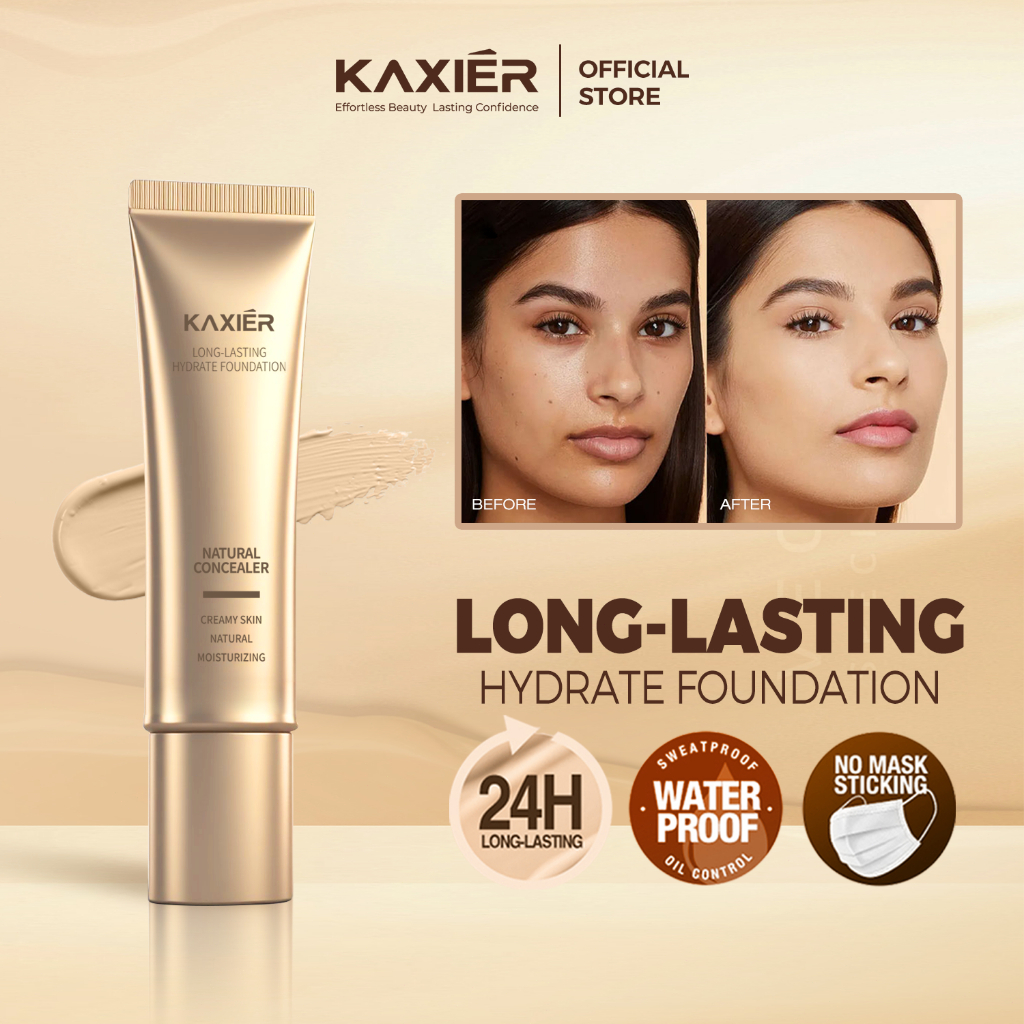 KAXIER Hydrating Foundation - BB Cream Tahan Lama SPF35+ (Kalis Air ...