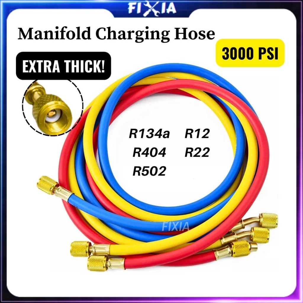 Extra Thick Heavy Duty 3000PSI R12 R22 R134A R404 R502 Refrigeration ...