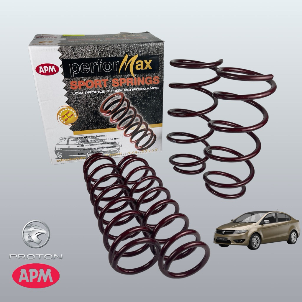 APM performax Proton Preve/Suprima sport coil spring set | Shopee Malaysia