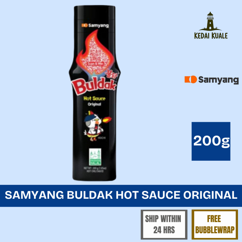 Samyang Buldak Hot Sauce Original | Sos Pedas Korea Halal 200g | Shopee ...