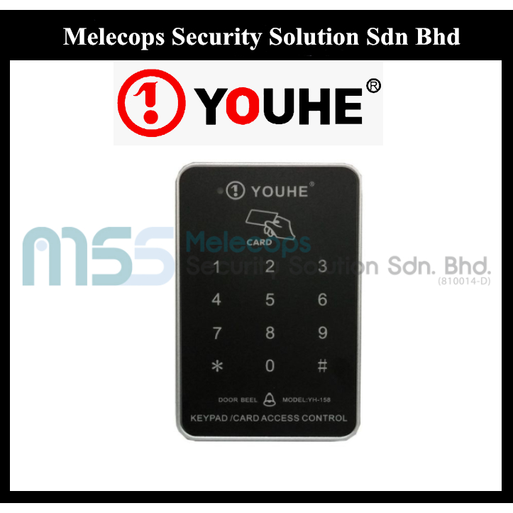 YOUHE YH-158 Door Access Control System RFID Reader Keypad | Shopee ...