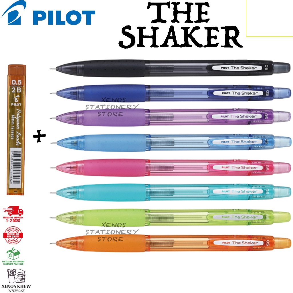 PILOT THE SHAKER MECHANICAL PENCIL [ 0.5MM ] (NEW COLOR 2025) (READY ...
