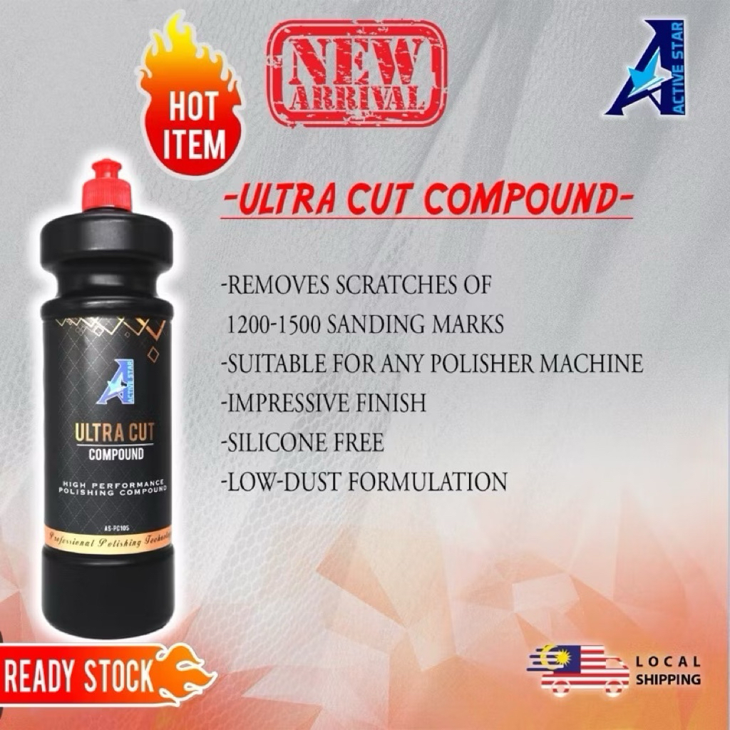 ACTIVE STAR ULTRA CUT COMPOUND (1000ML) | Shopee Malaysia