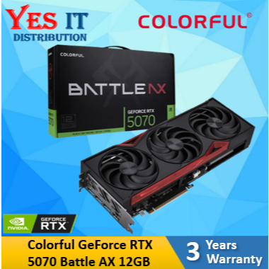 Colorful GeForce RTX 5070 BATTLE NB EX 12GB-V 12GB GDDR7 | Shopee Malaysia