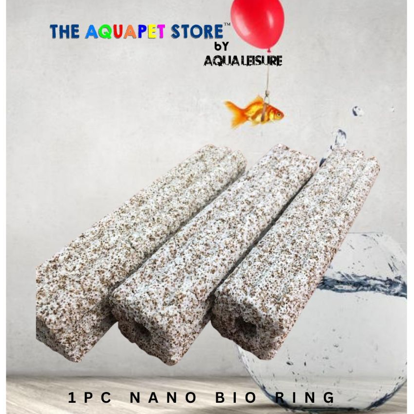 (1PC) NANO BIO RING FILTER AQUARIUM FILTRATION SYSTEM (L 15CM X W 3CM X ...