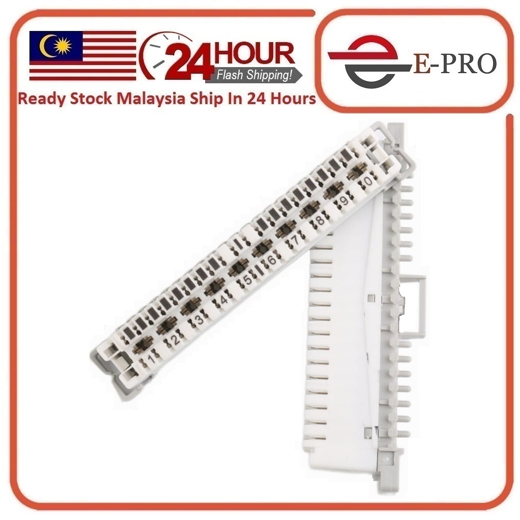 10 pair krone disconnection module lsa strip block telephone terminal ...