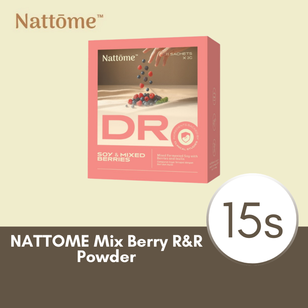 NATTOME Mix Berry R&R Powder 2g 15s | Shopee Malaysia