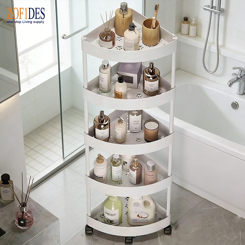 HouseTri-Corner Bathroom Rack Simple Corner Storage Rack Multipurpose ...