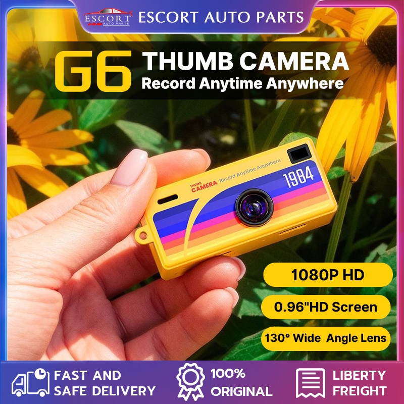 G6 Retro Mini Camera 1080P HD Portable Indoor/Outdoor Small Digital ...