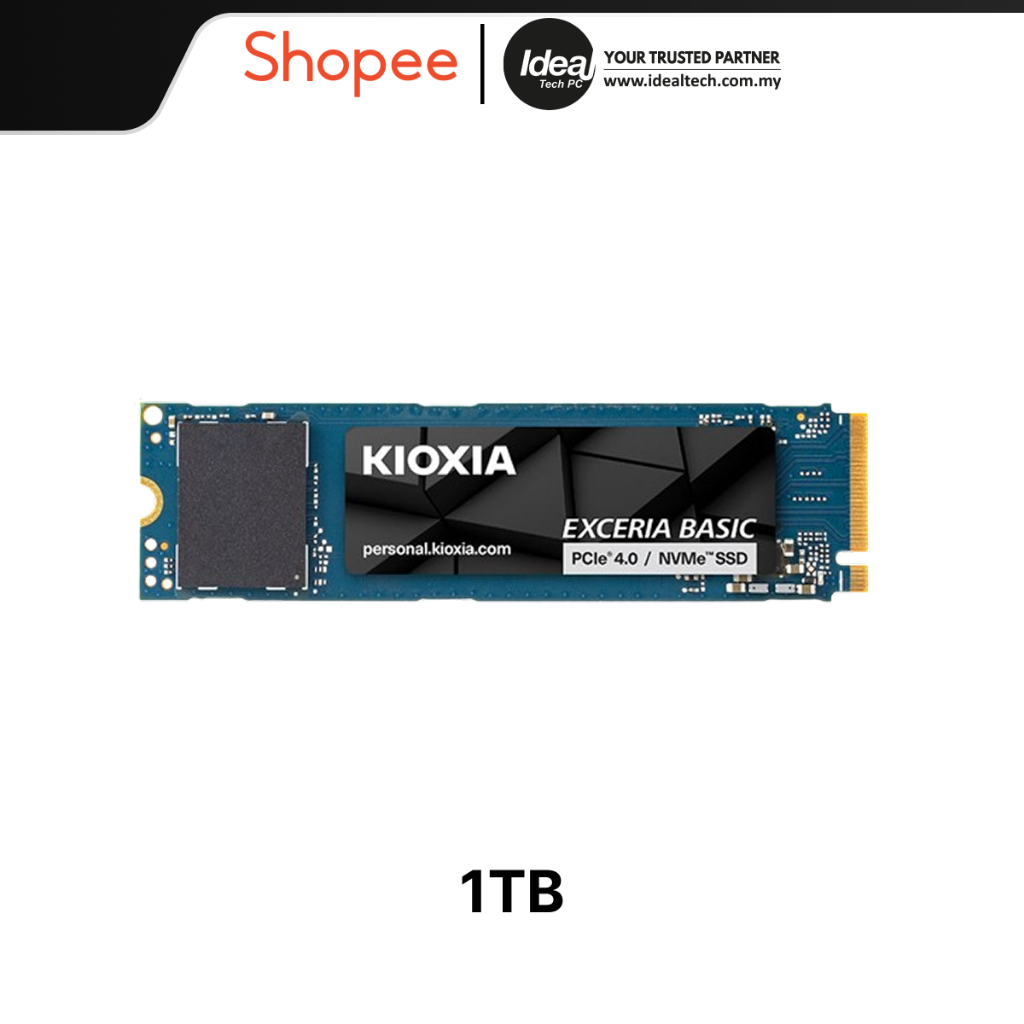 【新品未開封】KIOXIA EXCERIA BASIC 1TB M.2 NVMe KIOXIA EXCERIA NVMe SSD 1TB PCIe/NVMe 1.3 Gen3x4 2100 MB/s M.2