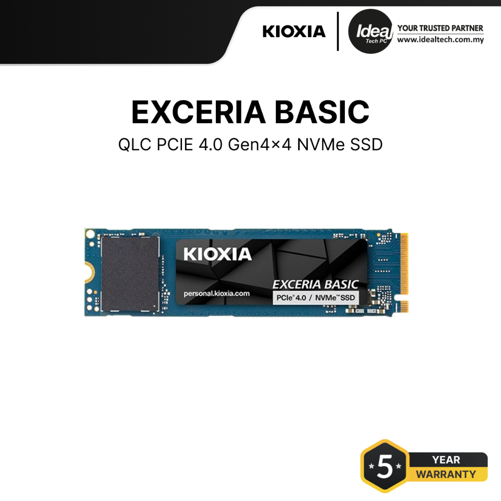 KIOXIA EXCERIA BASIC | 1TB / 2TB | PCIE GEN4 NVME M.2 SSD | Shopee