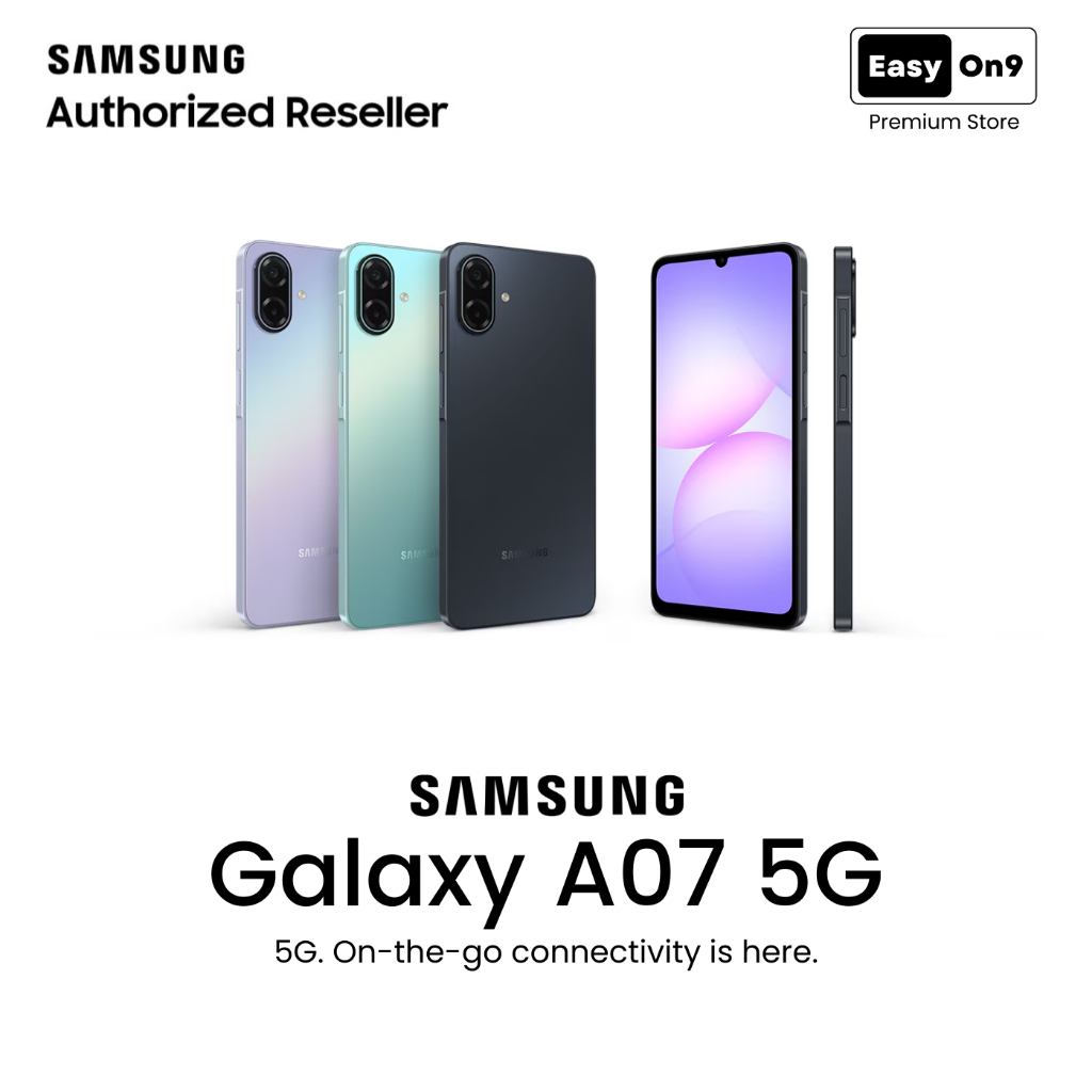 [HOT MODEL] Samsung Galaxy A07 5G / LTE (256GB ROM / 8 + 8GB RAM) Samsung Malaysia Warranty