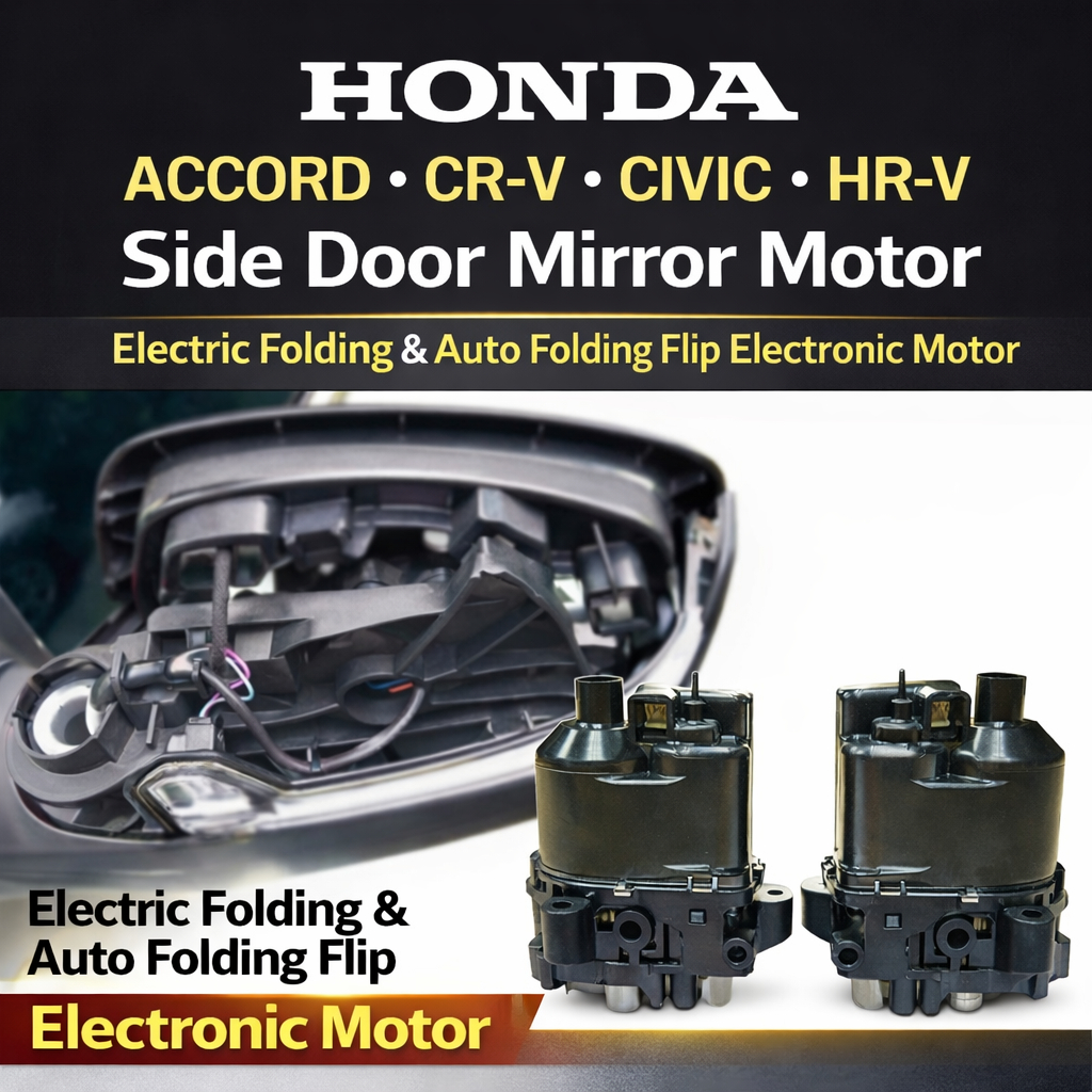 Honda Accord CRV Civic HRV Side Door Mirror Motor Auto Folding Flip ...