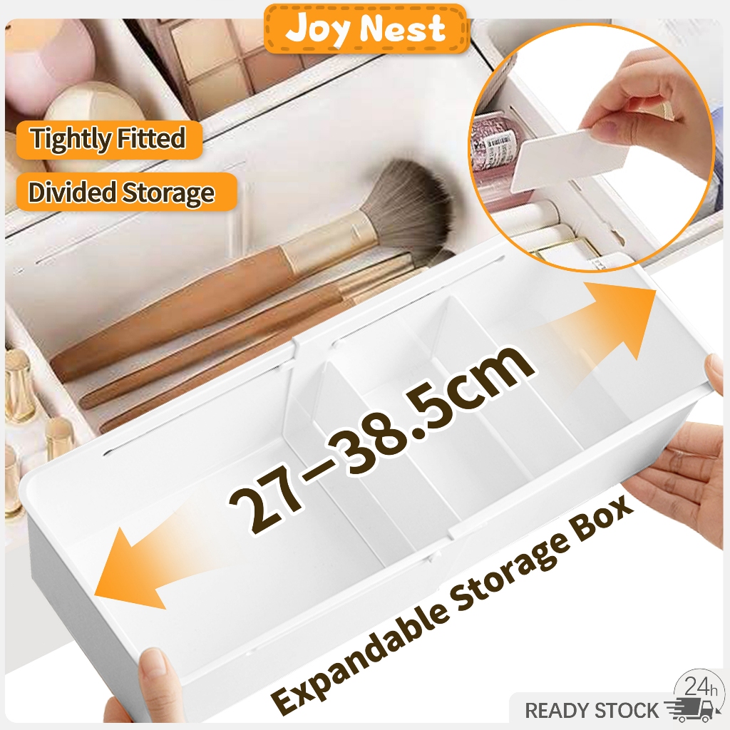 Drawer Retractable Storage Box Expandable Drawer Organizer Multi ...
