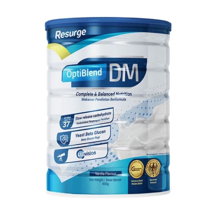 Resurge Optiblend DM Vanilla Flavour 800g (Specialized Nutrition for ...