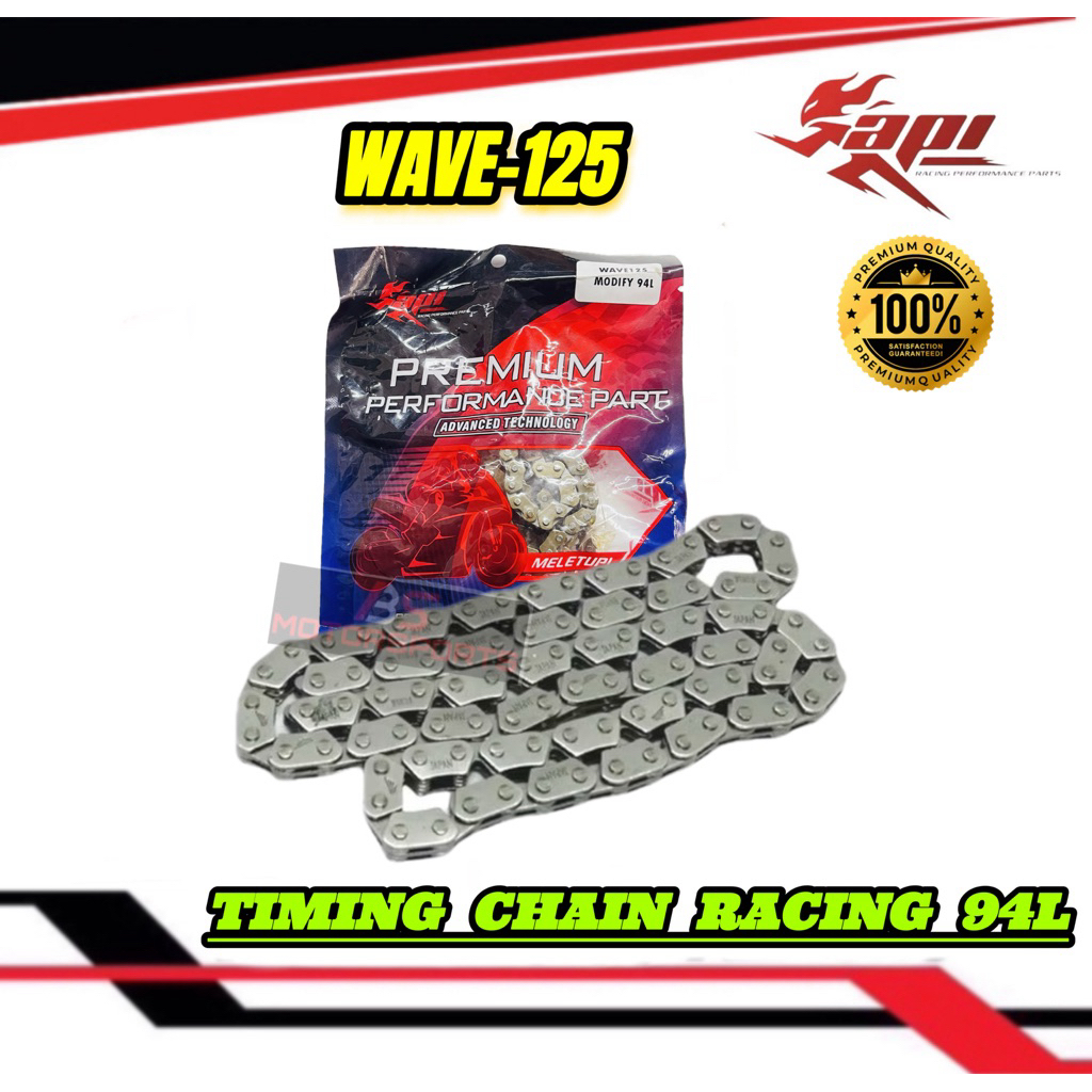 HONDA W125 WAVE125 RACING TIMING CHAIN MODIFY 94L API JAKE ROD RANTAI ...